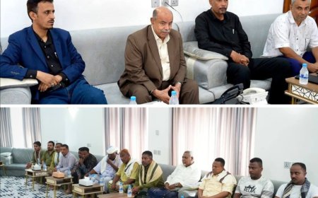 الخنبشي يلتقي أهالي ضحايا أحداث المكلا ويؤكد دعم السلطة المحلية لهم