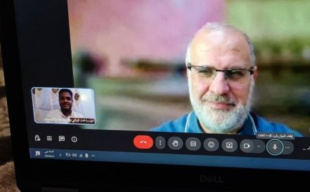 مؤسسة البناء الوطني تجري لقاءً افتراضياً مع الأمين العام للملتقى الدولي لمنظمات التنمية 