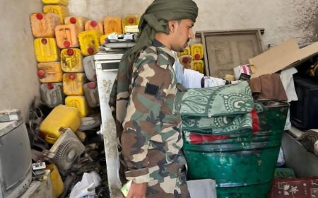 حملة أمنية تستهدف محلات الخردة في سيئون لتعزيز السلامة والحد من المخاطر