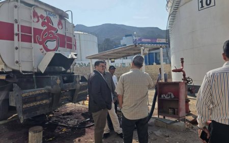 الديني يطلع على إجراءات الأمن والسلامة في منشآت خلف النفطية بالمكلا