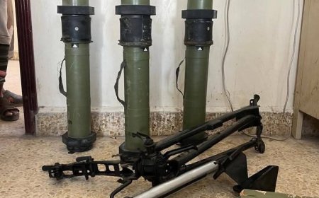 قوات من الأمن والجيش بساحل حضرموت تضبط قواعد للسلاح الثقيل