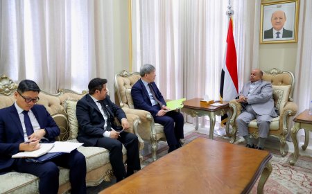 عضو مجلس القيادة الخنبشي يبحث مع السفير الكوري تعزيز التعاون ودعم جهود التنمية والاستقرار