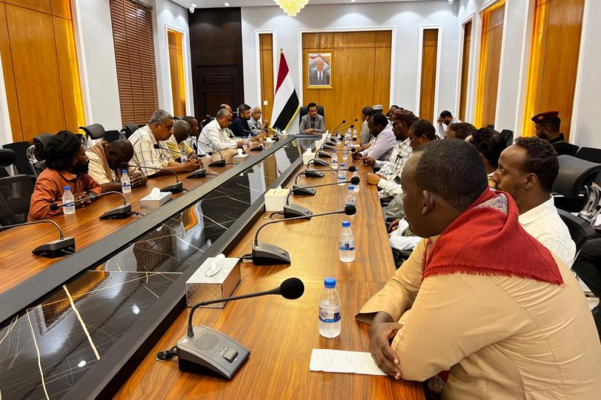 الجيلاني يشهد مراسم الصلح والتسليم لدية الفقيد العمودي الذي قتل في بحر جمهوري الصومال&nbsp;