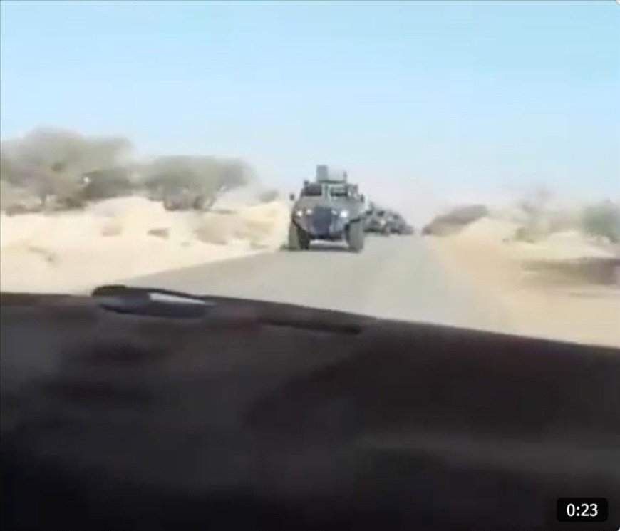 أرتال عسكرية قادمة من المملكة تتجه نحو العاصمة المؤقتة عدن