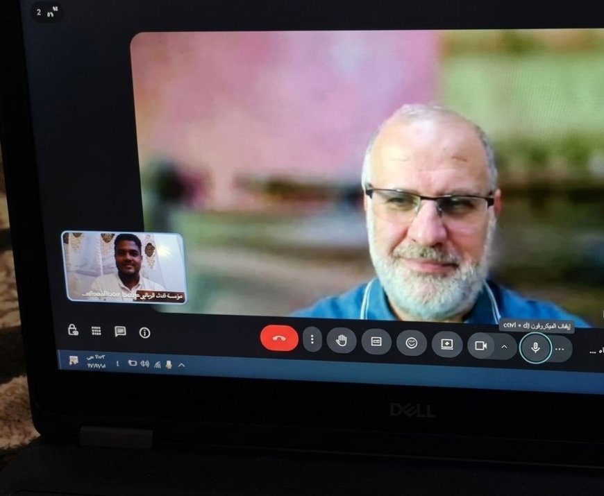 مؤسسة البناء الوطني تجري لقاءً افتراضياً مع الأمين العام للملتقى الدولي لمنظمات التنمية 