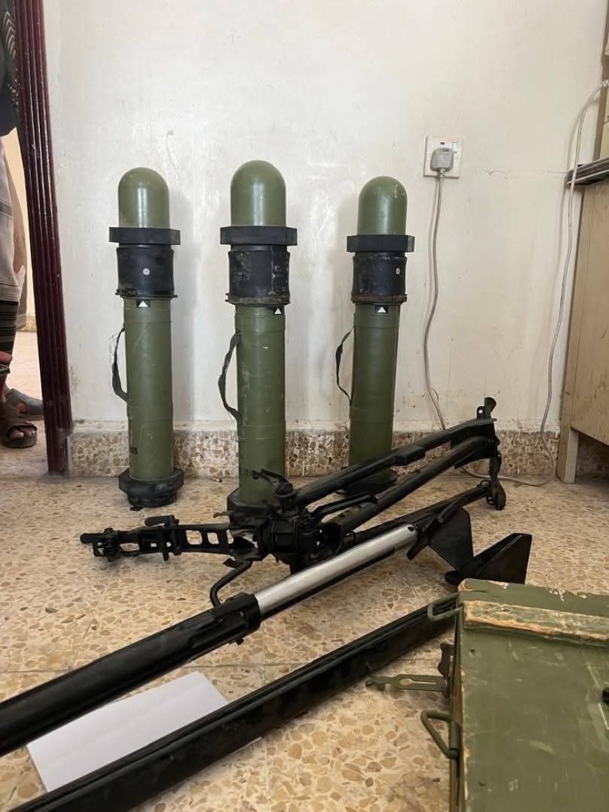 قوات من الأمن والجيش بساحل حضرموت تضبط قواعد للسلاح الثقيل