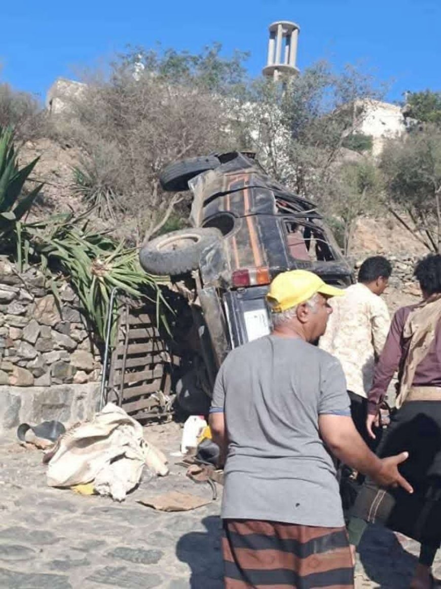 وفاة مواطن في حادث انقلاب مروع بهذه المديرية