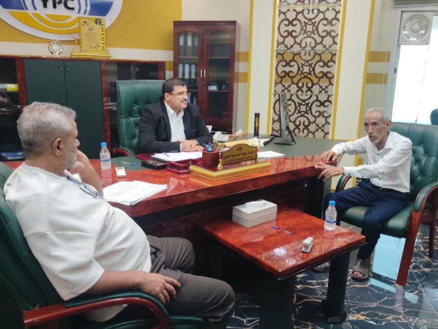 مقيبل والديني يبحثان حلولاً لضبط المشتقات النفطية في دوعن