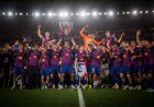 برشلونة يحسم الكلاسيكو لصالحه ويتوج بلقب الدوري الإسباني