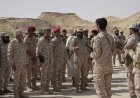 قائد المنطقة العسكرية الأولى يتفقد جاهزية اللواء الرابع في مديريتي ثمود ورماه بحضرموت
