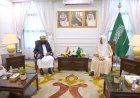 الوزير الوادعي يبحث مع وزير الشؤون الإسلامية السعودي تعزيز التعاون المشترك
