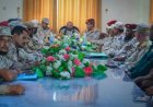 لجنة وزارة الدفاع تناقش إجراءات الإستلام والتسليم بمحور الضالع