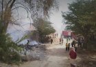 إخماد حريق بمديرية تريم دون تسجيل أي خسائر بشرية
