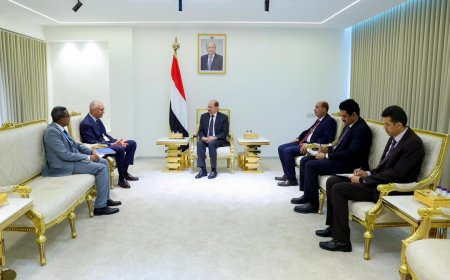الزنداني يبحث في عدن مع المنسق الأممي تعزيز الشراكة ودعم الاستجابة الإنسانية