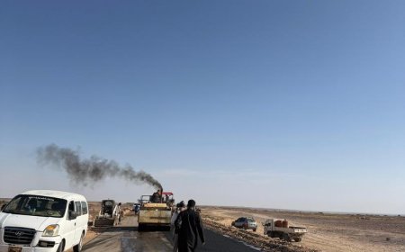 وكيل حضرموت يطّلع على مستوى إنجاز مشروع طريق وادي عمد الممول من السلطة المحلية