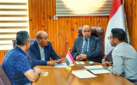 الخنبشي يبحث مع برنامج الأمم المتحدة الإنمائي مشاريع التنمية في حضرموت