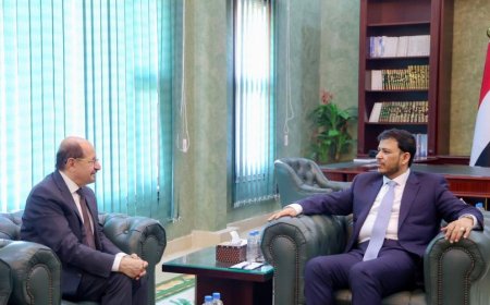 العليمي يثمن جهود الزنداني في متابعة الملفات الاقتصادية والخدمية