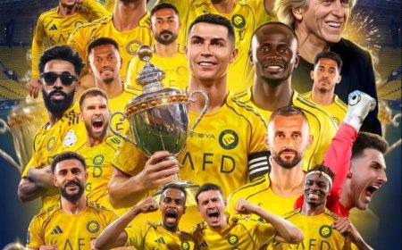 رونالدو يقود النصر للتتويج بلقب الدوري ويكتب فصلاً جديداً في مسيرته الكروية