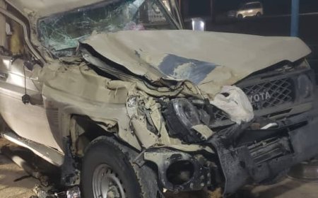 حادث مروري على طريق حضرموت والمهرة دون أي خسائر بشرية