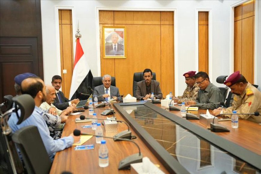 بحضور رئيس الجهاز المركزي لأمن الدولة.. اجتماع أمني موسع في حضرموت
