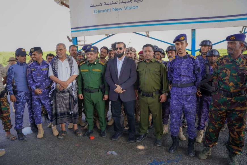 الرباش يؤكد إزالة نقاط الجبايات في أبين وتعزيز الأمن في الطريق الدولي