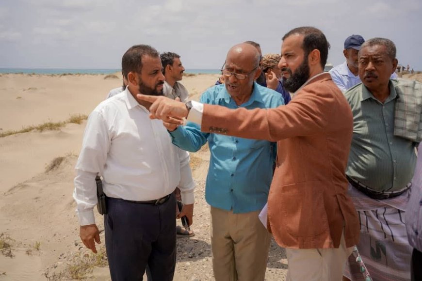 محافظ أبين يشدد على حماية أراضي الجمعيات السكنية ومنع أي تعديات عليها