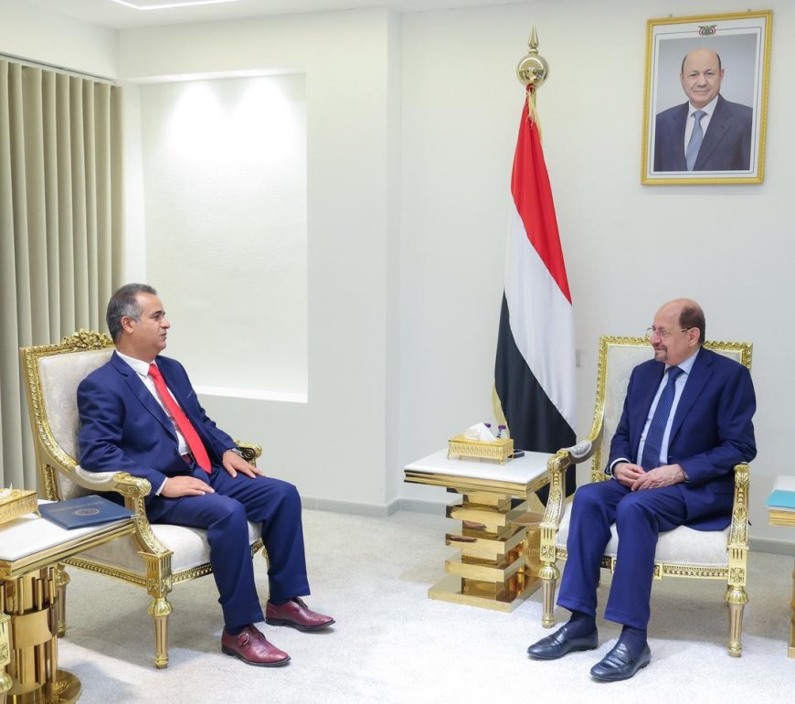 الزنداني يستقبل السفير الليبي ويؤكد عمق العلاقات الأخوية بين البلدين