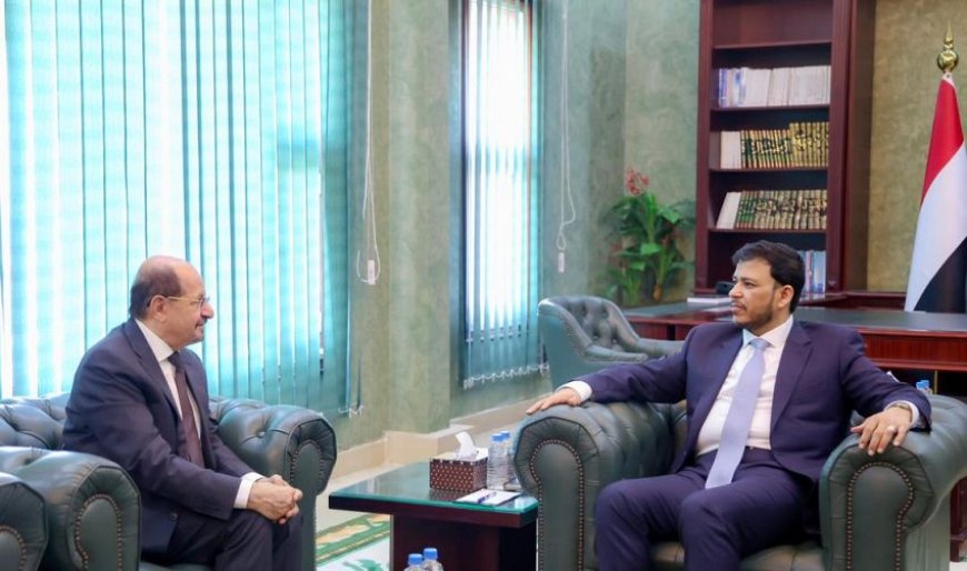 العليمي يثمن جهود الزنداني في متابعة الملفات الاقتصادية والخدمية