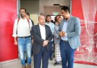 الخنبشي يطلع على مشروع مخازن الأدوية واللقاحات المحورية بالمكلا