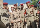لجنة وزارة الدفاع تتفقد المقاتلين في جبهة الدفاع الجوي والمنفذ الشرقي لمدينة تعز