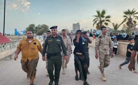 شرطة الآداب تنفذ حملة ميدانية لضبط المخالفين في المنتزهات والأماكن العامة بالمكلا