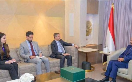 عضو مجلس القيادة طارق صالح يلتقي السفير الأمريكي بمناسبة انتهاء فترة عمله