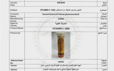 الهيئة العليا للأدوية تصدر تعميماً هاماً بحسب هذا الفيتامين من الأسواق