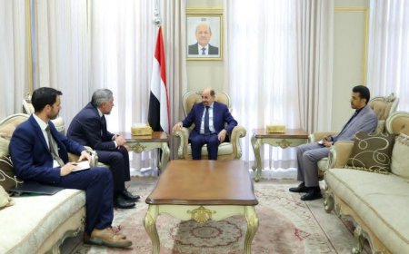 الزنداني يستعرض مع رئيس بعثة الإتحاد الأوروبي دعم الإصلاحات الحكومية وتوسيع الشراكة التنموية
