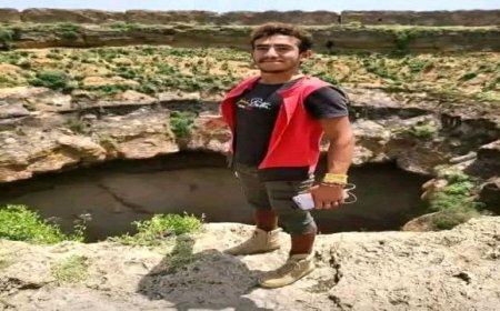 وفاة الشاب المتسلق القعقاع عنتر إثر سقوطه في حرضة دمت البركانية بالضالع