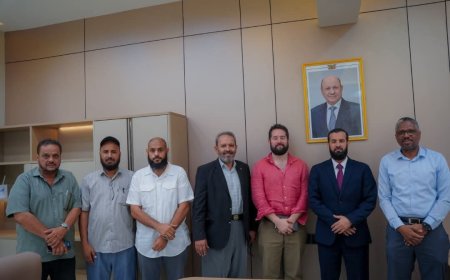 محافظ أبين يلتقي منظمة مهاد الفرنسية ويشيد بتدخلاتها في المحافظة