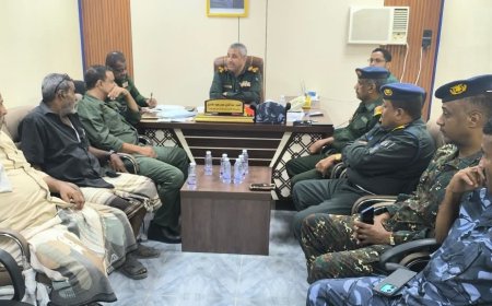 العميد الجابري يترأس اجتماعاً موسعًا لقيادات الأمن بساحل حضرموت ويؤكد رفع الجاهزية وتعزيز الانتشار الأمني