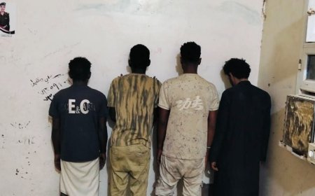 ضبط أربعة متهمين في حملة أمنية استهدفت أوكاراً لترويج المخدرات والشبو بمحافظة المهرة