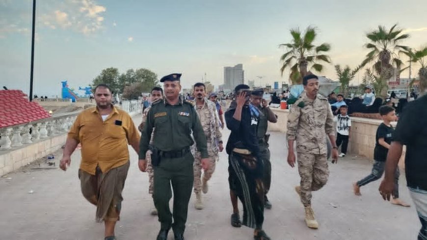 شرطة الآداب تنفذ حملة ميدانية لضبط المخالفين في المنتزهات والأماكن العامة بالمكلا