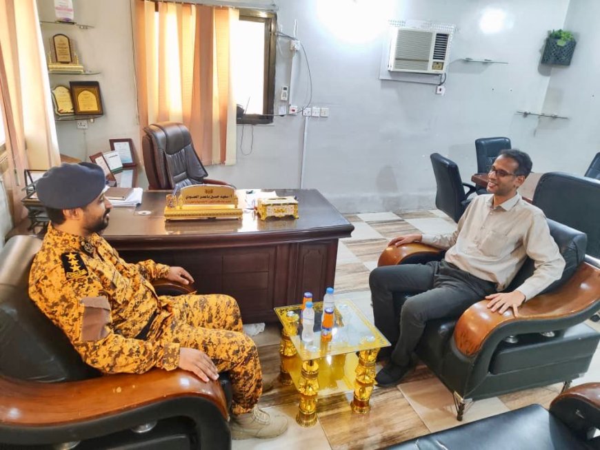 بحث آفاق التنسيق الأمني بين الشؤون الاجتماعية والعمل وأمن المنشآت بساحل حضرموت