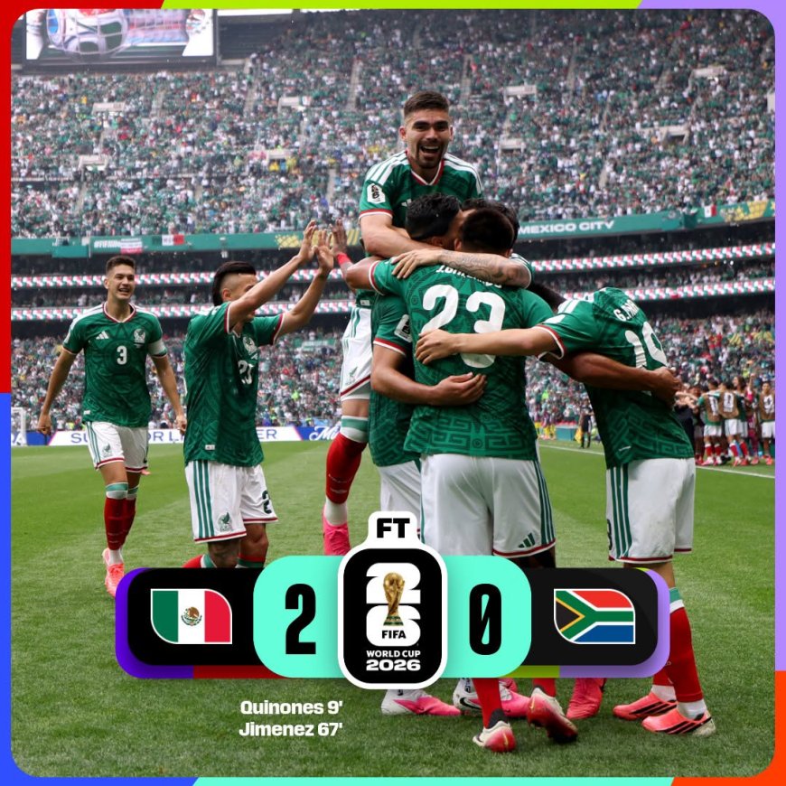 المكسيك يقص شريط كأس العالم 2026 بالفوز على جنوب إفريقيا بثنائية نظيفة