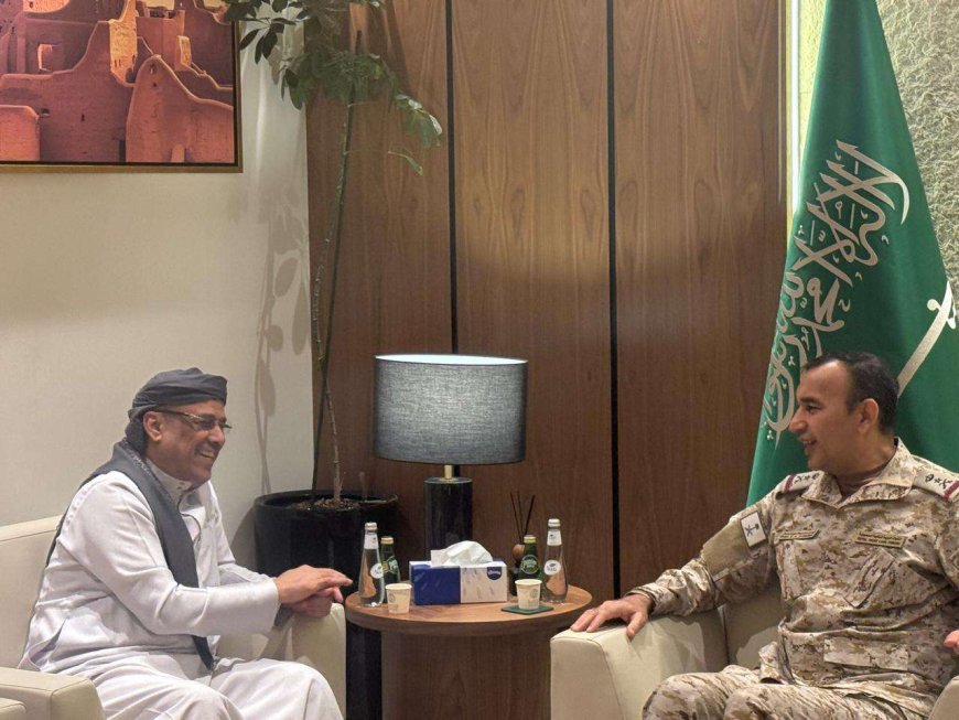 الميسري يلتقي قائد القوات المشتركة ويشيد بالدعم السعودي للقوات اليمنية