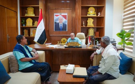 الخنبشي يوجه بتكثيف الجهود للارتقاء بالخدمات في مديرية القطن
