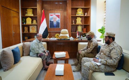 الخنبشي يطّلع على جاهزية وحدات المنطقة العسكرية الأولى