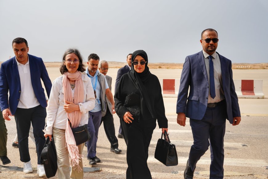 السلطة المحلية بحضرموت تستقبل السفيرة الفرنسية لدى اليمن