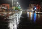 أمطار متفرقة تهطل على عدد من أحياء المكلا