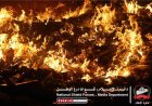 اللواء السادس بدرع الوطن يُتلف كميات كبيرة من المواد المهربة في منفذ الوديعة