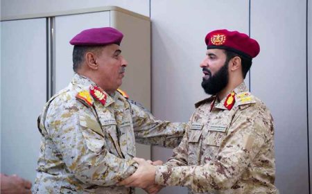 مراسم الاستلام والتسليم لقيادة محور أبين بحضور لجنة وزارية رفيعة