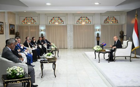 ميناء بروم والطاقة ضمنها.. الرئيس العليمي يكشف عن مشاريع استراتيجية لحضرموت