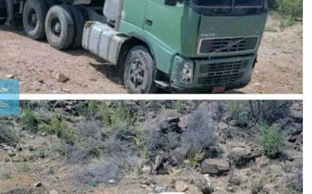 خمسة وفيات وإصابتان بحادث مروري مروع شرق مودية بأبين